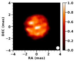 A red supergiant reconstruction