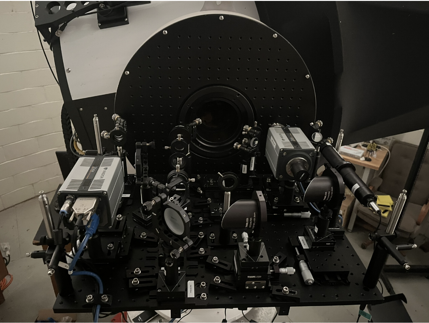 Hyperspectral speckle imager attached to the 0.7m PlaneWave telescope at HLCO